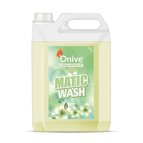 Image of MaticWash Liquid Detergent 5 Litre for Top Load Front Load, Tough Stain Remover in Laundry, Detergent Liquid for Washing Machine - 5 Ltr