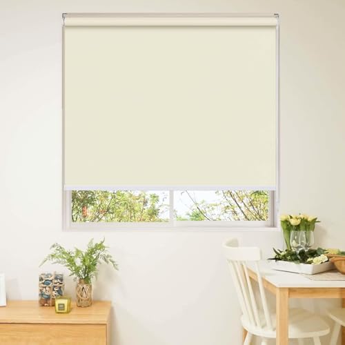 Image of Customise Roller Blinds for Windows Roll-Up Shades Sun UV Protection for Home & Office | Heavy Duty in 38 MM Pole