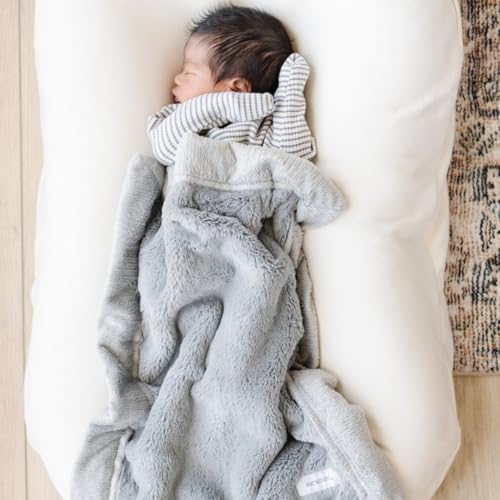Image of SARANONI Security Blankets for Babies Super Soft Boutique Quality Lush Luxury (Mini 15" x 20", Gray)