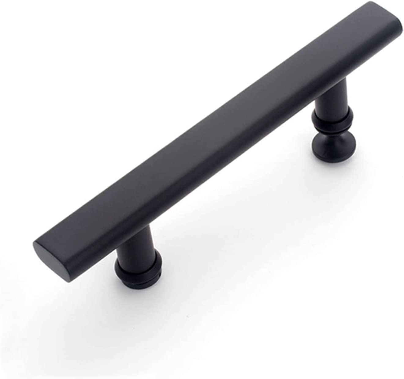 DFGHNBVC Matte Black Shower Door Handle 2 Pack - Durable Stainless Steel Glass Pull Knob, Push Button, Polished Chrome Finish, Perfect For Towel Bars,440Mm