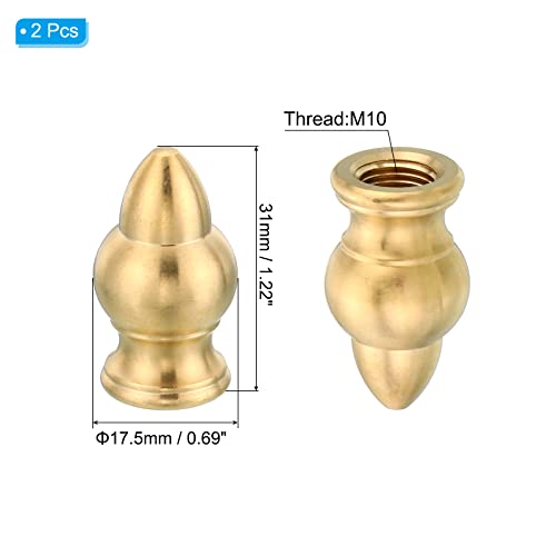 PATIKIL M10 Thread Lamp Finial Cap Knob - Image 2