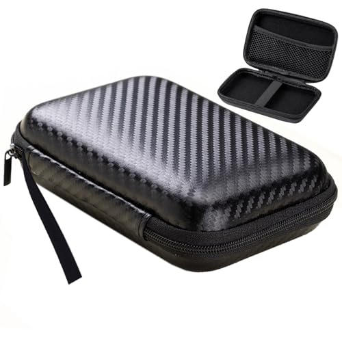 QFDSHOPCO Estojo rígido para calculadora, estojo portátil para transporte de viagem, compatível com calculadora financeira HP 12C 12CP (apenas capa)