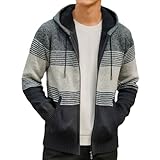 [ガナタ] 2デザイン8カラー トライカラー ジップアップ ニット セーター フード付き 秋冬 カジュアル カーディガン ボーダー シンプル デザイン 長袖 すっきり アウター お洒落 カッコイイ かっこいい 着回し ヘビロテ 今風 おしゃれ 無地 部屋着 普段着 ファッション 服装 秋服 秋物 冬服 冬物 春服 春物 ビジネス 韓国 ながそで ビジカジ あめかじ M ダークグレー（トライカラー）