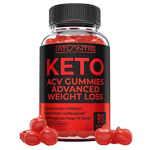 Keto ACV Gummies Advanced Weight Loss - Supports Digestion, Weight Loss, Detox & Cleansing - Apple Cider Vinegar Keto Gummies Formulated with 1000MG Apple Cider Vinegar Per Serving - 90 Gummies