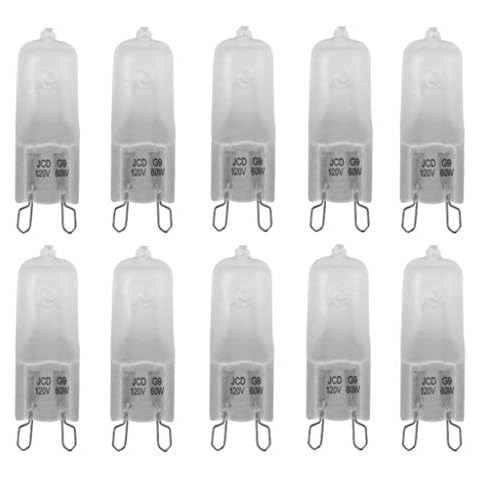 G9 Frosted Halogen Bulbs 60W 10 Pack Cover