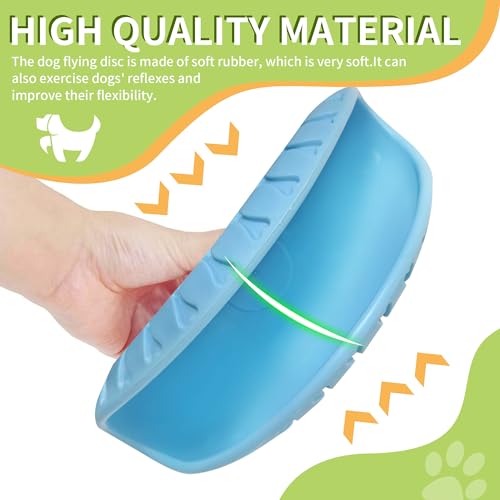 9 inch Dog Flying Disc Dog Toy for Aggressive Chewers Big Dogs, Flying Disc for Medium and Large Dogs,Dog Toy Indestructible,Flying Disc Dog Toy Indestructible,9inch Blue 9 inch Dog Flying Disc Dog Toy for Aggressive Chewers Big Dogs, Flying Disc for Medium and Large Dogs,Dog Toy Indestructible,Flying Disc Dog Toy Indestructible,9inch Blue
