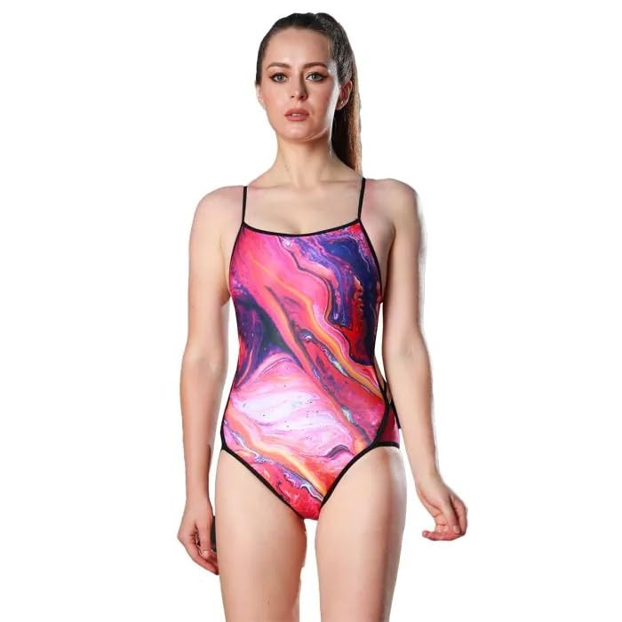 Maillot de bain dos nageur Phoenix fille anti bretelles qui glissent