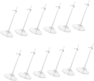 STOBOK 12 Pçs Estatueta Prateleira De Exibição Mini-Bonecas Prateleiras Transparentes Mini-Suporte De Exibição De Bonecas Suporte De Exibição De Bonecas Suporte De Exibição De Bonecas