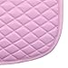 TuffRider Basic Pony Saddle Pad – Diamond Quilted, Flannel Lined, Breathable Schooling Pad for Horses - Lilac