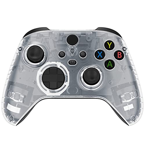 Image of MODDEDZONE Custom Wireless UNMODDED Controller for Xbox One S /X and PC - Exclusive and Unique Designs - The Perfect Gaming Gift for Enthusiasts Clear Face