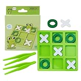 tic tac Ttoe Game - Xo Strategy Board | Classic Desktop Toy | Educational Party Game for Kids and Adults | Travel Puzzle for Skill Building | Fun Brain Challenge for Family Nights and Gatherings - Image 1