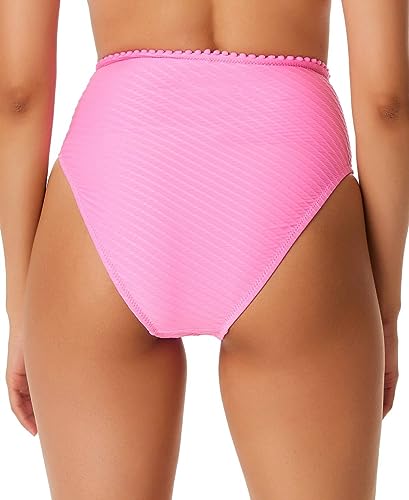 Bas de bikini taille haute rose Jessica Simpson pour sublimer les formes