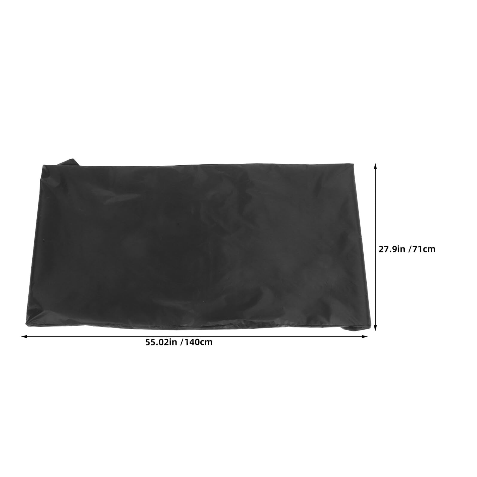 ORFOFE 2 Unidades Funda para Cinta de Correr de Exterior en Tela Oxford Negra Protección Completa y Diseño Fácil de Usar para Equipo de Ejercicio en Casa
