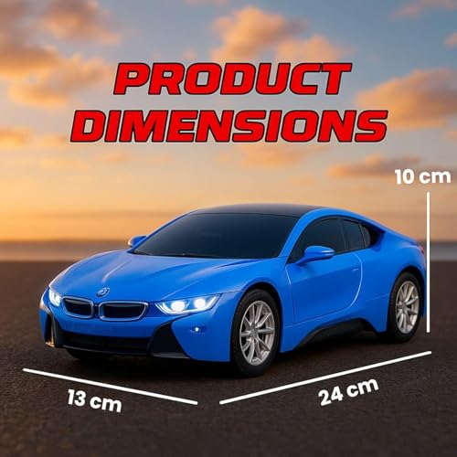 Image of GRAPHENE RC Battery Operated 3D Lights Famous Toy Car Remote Control High Speed Racing Car Toy Rechargeable Power Battery Car Gift for Kids Boy Girls (2-8 Years)