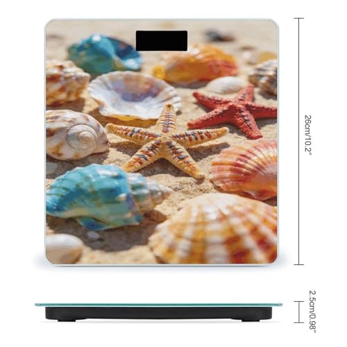 Báscula digital de baño con plataforma de vidrio templado miniatura 2