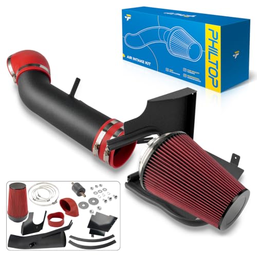PHILTOP 4" Cold Air Intake Kit with Heat Shield for GM 1999-2006