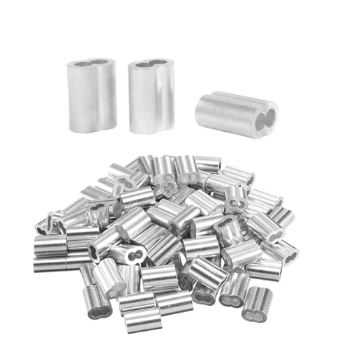 ���C���[���[�v�X���[�u 100�Z�b�g �A���~�N�����v���[�v ���C���[���[�v�p �A���~�X���[�u 8�����^ �A���~������ �����ߋ@�ŌŒ� (2mm)