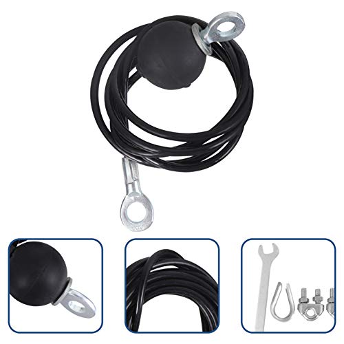 BESPORTBLE Cabo de polia, corda de fio de fitness ajustável, cabo de substituição de fitness, corda