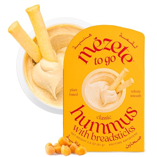 Mezete Hummus Snack Pack with Breadsticks 81g