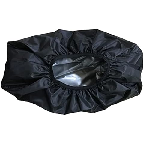Oslimea Winch Cover Waterproof, 420D Heavy Duty Dust-proof Winch Protection Cover, Weather Resistant Winches Cover for Electric Winches 8000-15000 lbs, Black Cover