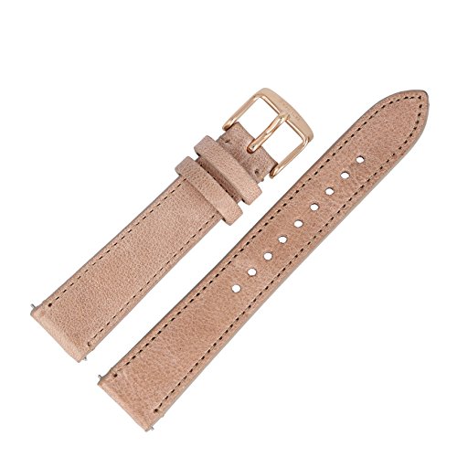 Uhrenarmband 18mm Leder Beige - ES-3358 | LB-ES3358