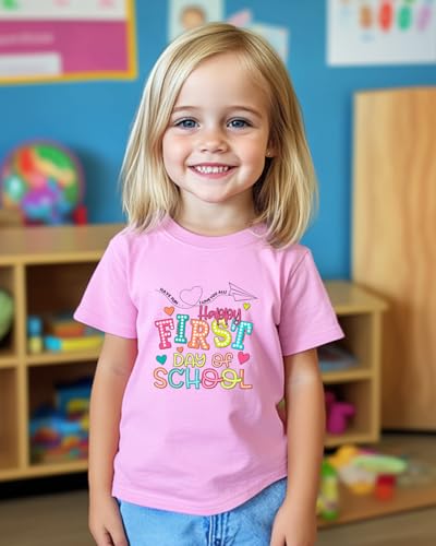 Image of Kindergarten Shirt for Girls Boys Kids Toddler First Day of School Shirts Back to School in My Kindergarten Era Tshirt 2T-7Y