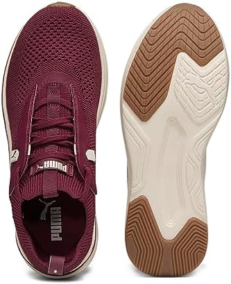 PUMA Women's SOFTRIDE STAKD Sneaker, Dark Jasper-Alpine Snow, 10 | Image 3
