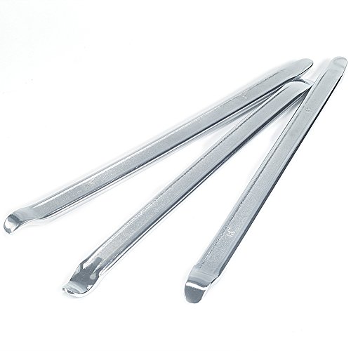 Fasmov 16" Tire Iron Set Irons Changing Tool Kit, 3 Pcs Tire Iron Spoons Changing Tire Lever Bar Set, Motorcycle Tire Spoons Iron Set, Tire Remove Tool for Bike Motorcycle Scooter Bicycle Mower - Image 4