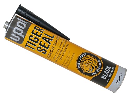 U-POL Tiger Seal Adhesive Sealant Black 310mL Ready To Use 1K FormulaVitesse