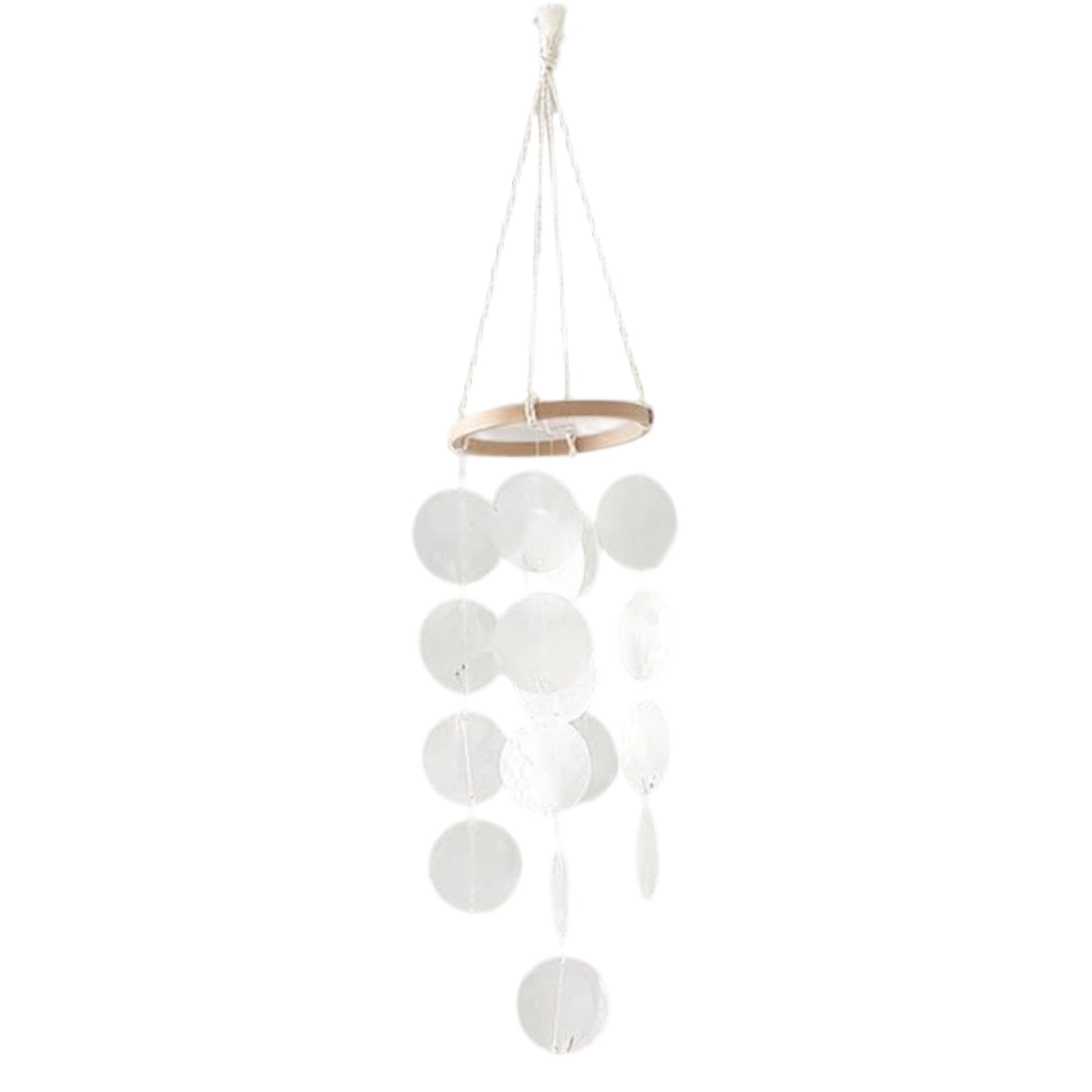 Ekoama Wind Chimes for Outside,Clear Tone Sea Shell Wind Chimes Outdoor, Sea Shell Windchime for Porch