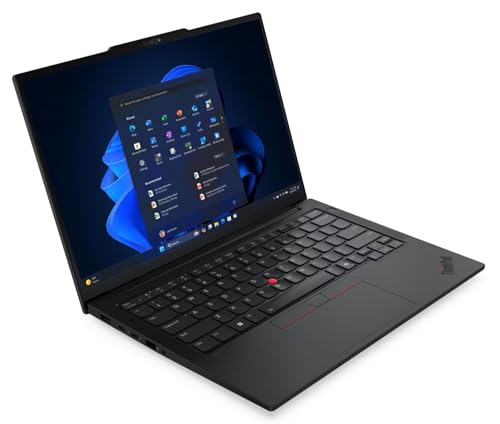 Image of Lenovo ThinkPad E14 Gen 7 (14 inch), Intel Core Ultra 7 258V, 32 GB LPDDR5X, 1 TB SSD, Intel Arc 140V GPU, Windows 11 Pro 64 | WUXGA IPS Touchscreen Display, with 32GB LPDDR5X, FHD IR Hybrid Camera, Fingerprint Reader, and Windows 11 Pro, Copilot+ PC