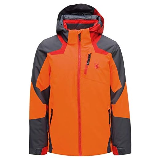 SPYDER Leader Chaqueta esquí/Snow, Niños, Bryte Orang, 10 años