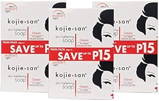 Original Kojie San Skin Lightening Soap | 6 Bars of 65 Grams | Free US Shipping