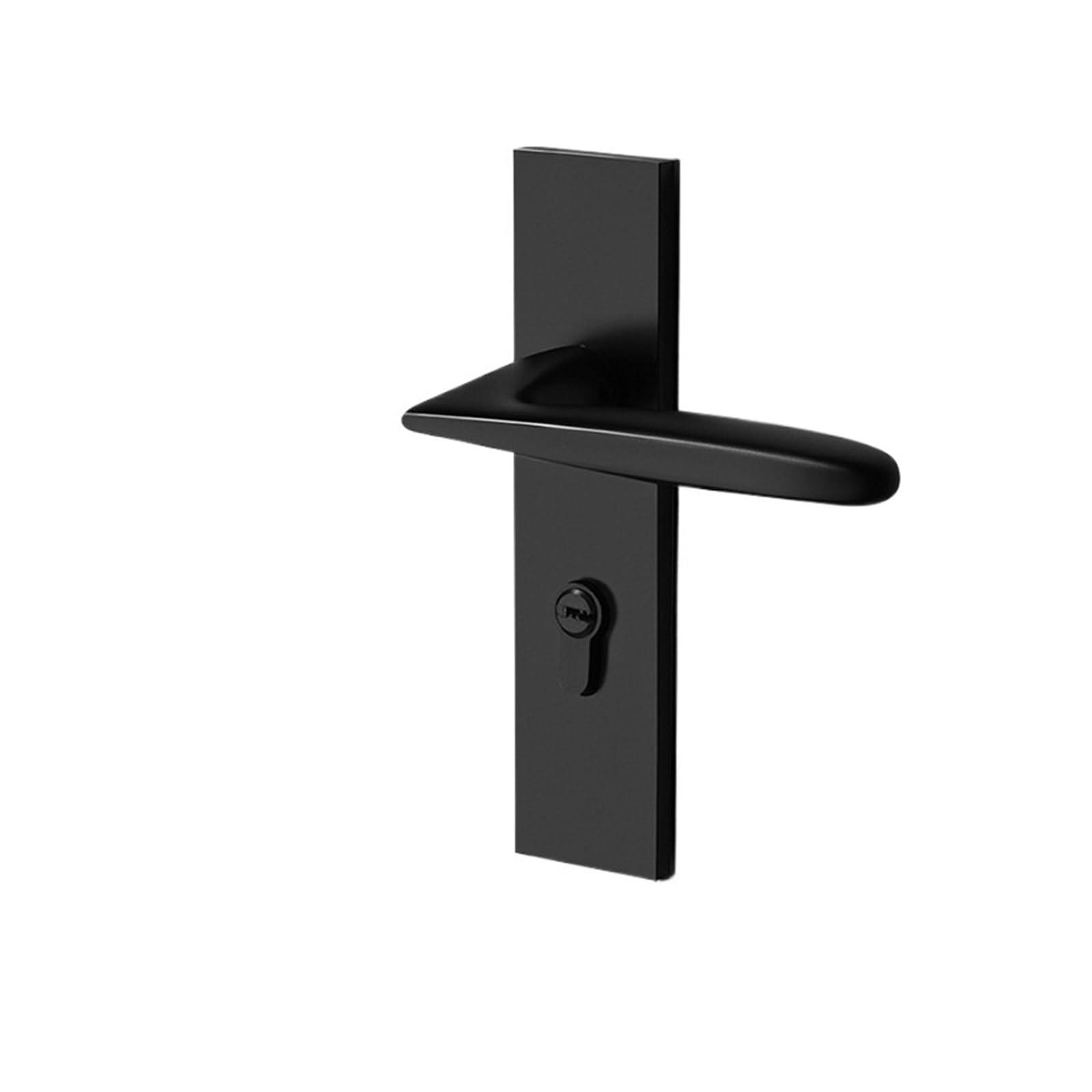 Aepqbgqj One Color Black Space Aluminum Silent Split Lock Bedroom