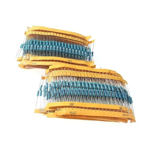 Kit de résistances à couche métallique 0.5W pour projets électroniques DIY - 2