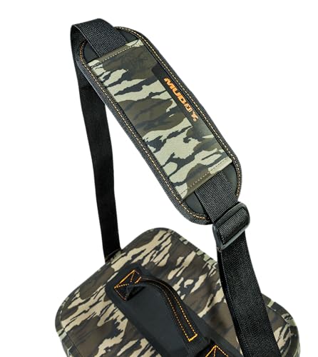 Image of Muddy 16 Qt Soft Cooler - Mossy Oak Bottomland Insulated 15L Soft-Sided Cooler Bag with Shoulder Strap, 12-24 Can Capacity & Storage Pocket
