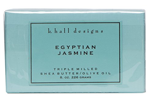 k. hall designs Egyptian Jasmine Triple Milled Shea Butter/Olive Oil Bar Soap 8 oz