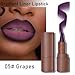 BAISEN DIARY 2-in-1 Gradient Lip Liner and Lipstick Lip Combo Set - Achieve Flawless Contour and Gradual Ombre Effect with Easy-to-Use Crayon Form and Cone Tip (05# Grapes, 1 Count (Pack of 1))