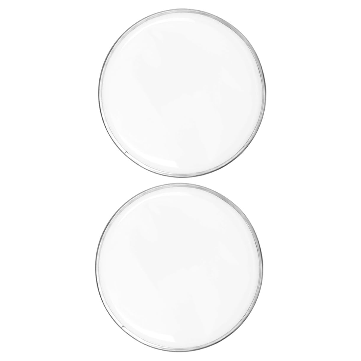 ERINGOGO 2Pcs Set Drum Practice Pad Replaceable Drum Skin with Texture Durable Film Material for Use and Musicians