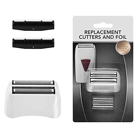 Pro Shaver Replacement Foil and Cutters Compatible with"Andis 17150 Shaver Foil Replacement (Silver) Cover