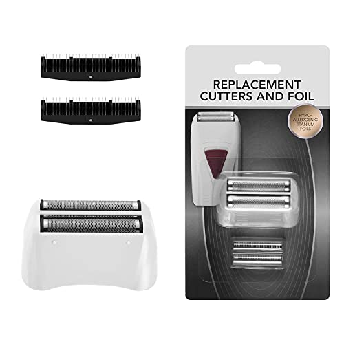 Lamina di ricambio per rasoio Pro e taglierine compatibili con 'Andis 17150 Shaver Foil di ricambio (argento)