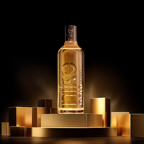 Image of Nike - Gold Edition 200 Ml, Men'S Perfume, Gold Edition Cologne, Scented And Spray Format, Men'S Eau De Toilette, Elegant, Fresh And Powerful, Aromatic Cologne And Long Lasting