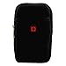 Big Mango Multipurpose Big Capacity 2 Layers Waterproof Cellphone Nylon Pouch/Belt Waist Bag/Pocket Money Purse for Samsung Galaxy Note 2 Note 3 Galaxy S4 S3 Apple iPhone 5 5s with Clip (Black)