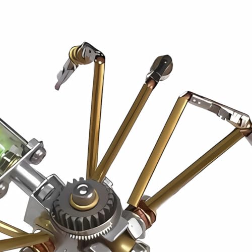 Modelo de metal de araña mecánica en rompecabezas 3D de diseño 2