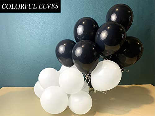 Image of 100pcs Small Black Balloons 5 inch Metallic Chrome Latex Helium Shiny Mini Balloon for Party Decorations