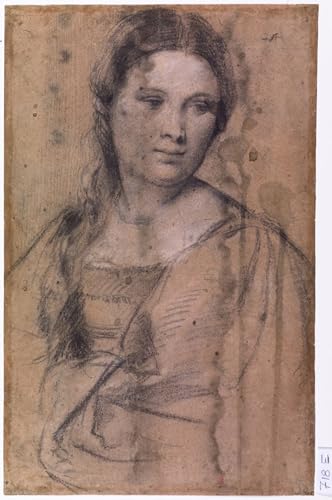 Portrait d'une jeune fille par Tiziano Vecelli : impression grand format 60x90cm