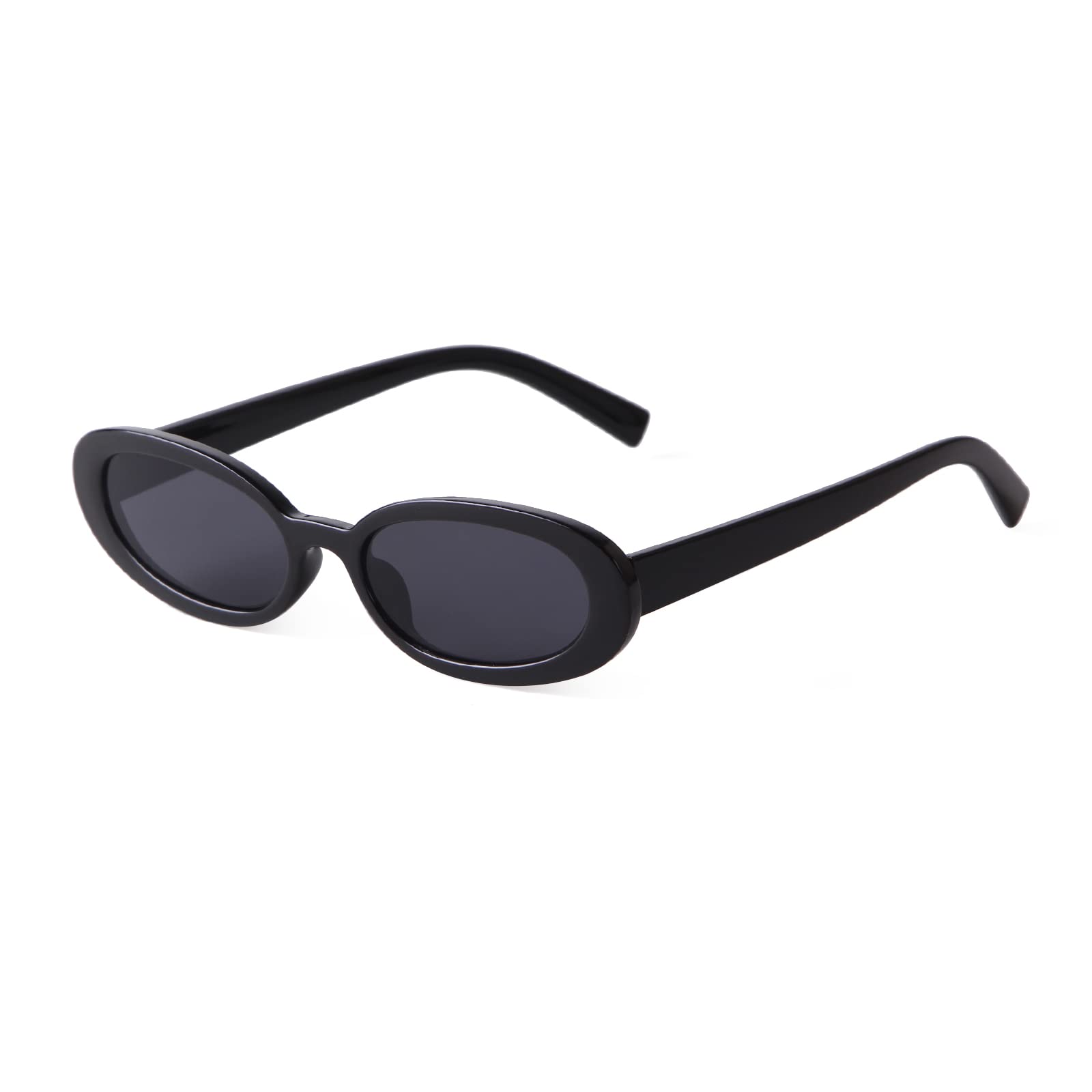 ADEWU Retro Oval Sonnenbrillen Herren Damen 90er Vintage schmale Sonnenbrille fr Reise Fahren