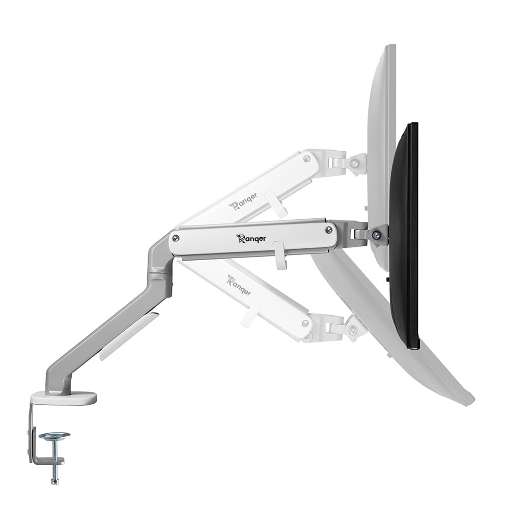 Supporto per monitor Pro con braccio singolo - Bianco