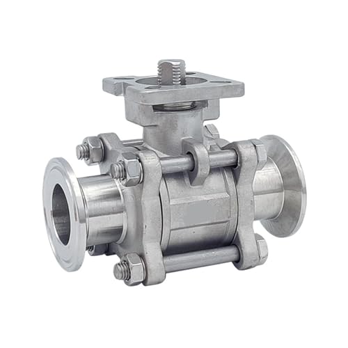 Vanne pneumatique DN65 inox 304 contre la corrosion des circuits de fluides