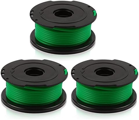 Replacement Trimmer Spool Line for Black+Decker, Compatible with SF-080 Auto Feed Spool Single Line Trimmer,3-Pack, Made in USA